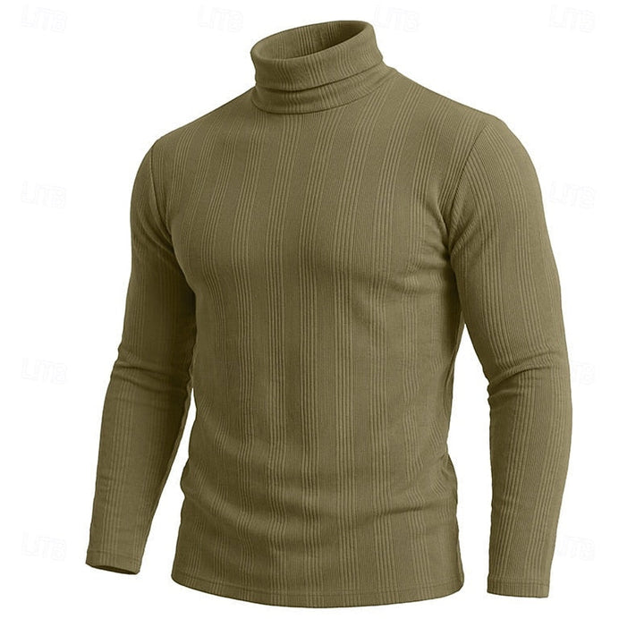 Rowan | Textured Turtleneck